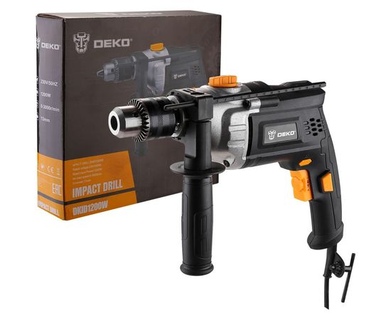Ударная сетевая дрель DEKO DKID1200W 063-4156 – изображение 7