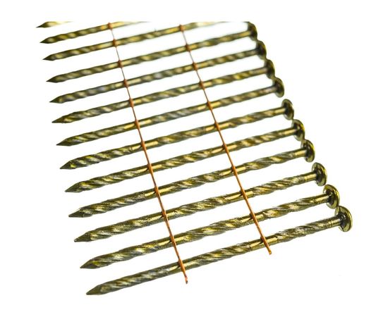 Гвозди барабанные (12000 шт; 2.3x57 мм; кольцевая накатка) для N70C FUBAG 140173 – изображение 3