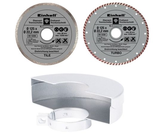 Угловая шлифмашина Einhell TC-AG 125 kit 4430624 – изображение 2