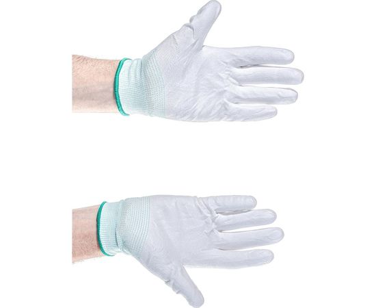Нейлоновые перчатки с покрытием из полиуретана Gigant 240 пар GHG-02-2 – изображение 3