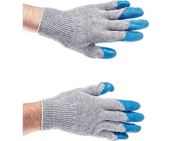 Трикотажные перчатки с рельефным латексным покрытием Gigant, 13 класс GHG-04 – изображение 3