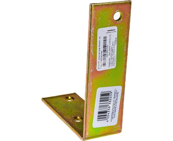 Уголок для балки GAH ALBERTS оцинкованный, 75x100x30х3 мм 332259 – изображение 2