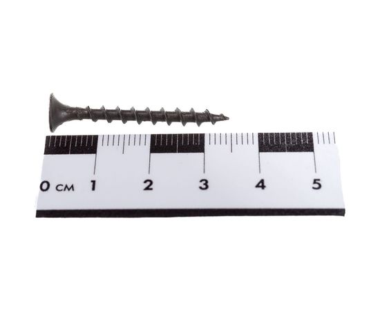 Саморезы ВИРТУОЗ 3,5х 35 мм, крупная резьба, потайная головка, оксидированный 600 шт 600-05069 – изображение 4