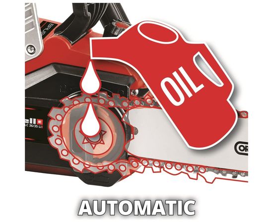 Аккумуляторная цепная пила Einhell PXC GE-LC 36/35 Li-Solo 4501780 – изображение 12
