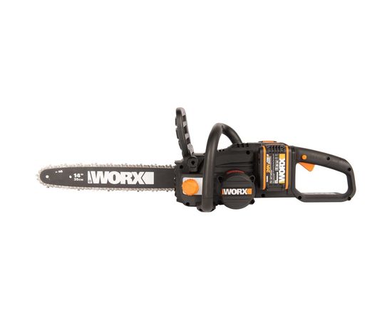 Бесщеточная цепная аккумуляторная пила WORX 40 В, 2х2.0 А*ч, двойное ЗУ 2x2A WG384E – изображение 12