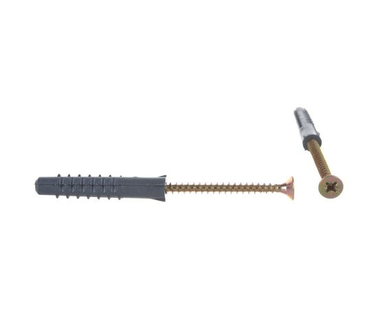 Пакет дюбель РДК Метизный двор 8х50мм + шуруп 5х60мм 10 шт. 4607173902184 