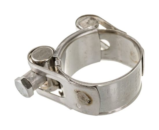 Металлические хомуты СИБРТЕХ, силовые, 32-35мм, ширина 20мм, шарнирный, W4, 2шт 475193 