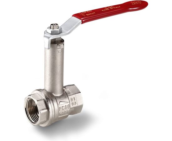 Шаровой кран с удлиненным штоком RUB MILANO 3/4 DN20 PN30, ВР-ВР, S.96, ручка S96E00 