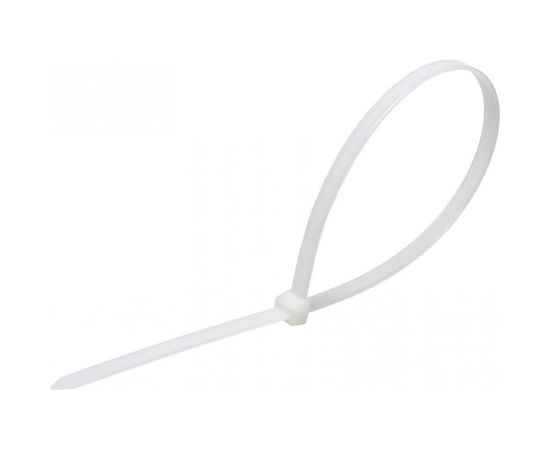 Универсальный пластиковый хомут ЭВРИКА белый 3.0x200мм 25шт ER-03202 