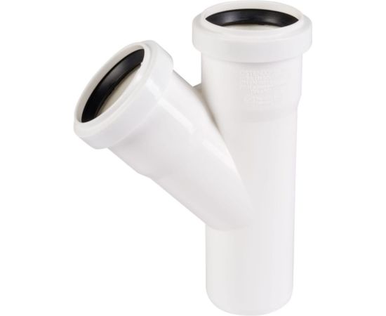 Канализационный тройник Ostendorf белый 45 градусов 32х32 559600 