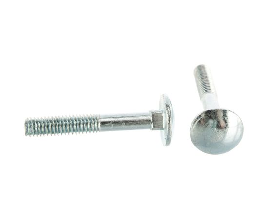 Мебельный болт с квадратным подголовком Метизный двор 6x40 DIN 603, 100 шт. 4607159066183 