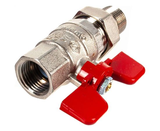 Шаровой полнопроходной кран с американкой STOUT ВР/НР 1/2" SVB-1007-000015 