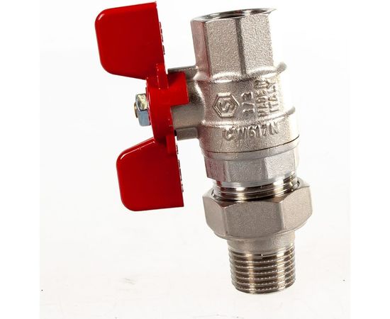 Шаровой полнопроходной кран с американкой STOUT ВР/НР 1/2" SVB-1007-000015 – изображение 5