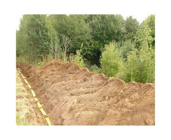 Сигнальная лента с логотипом Протэкт Опасно Газ 200мм., 250 п.м. желто-красная ЛСГ-200/250 ж/кр – изображение 2