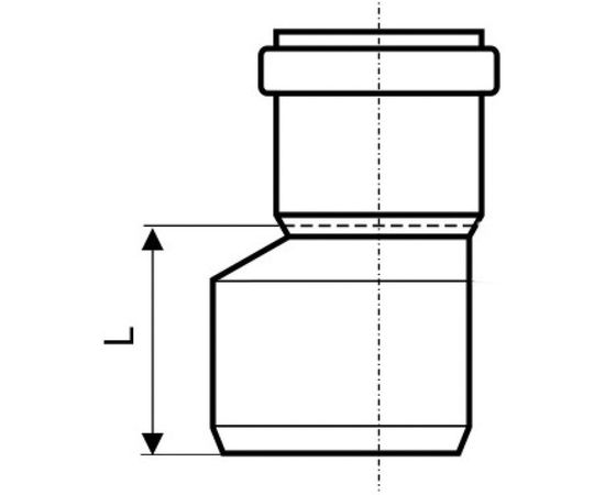 Редукция для наружной канализации Ostendorf ПП 315х250 мм 775780 – изображение 2