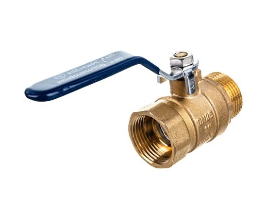 Шаровой кран RM -L Nickel 1 ВР-НР муфтовый, никелированный, ручка Ду25 Ру30 НК 11Б27п1 Ln-1FML – изображение 3