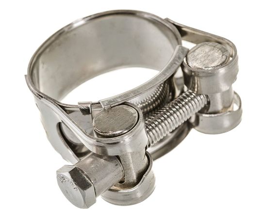 Металлические хомуты СИБРТЕХ, силовые, 32-35мм, ширина 20мм, шарнирный, W4, 2шт 475193 – изображение 4