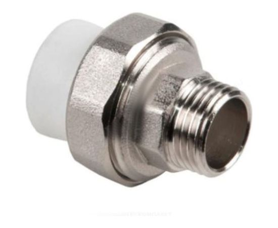 Муфта комбинированная RTP разъемная, американка, наружная резьба, D25х3/4 мм 10644 – изображение 5