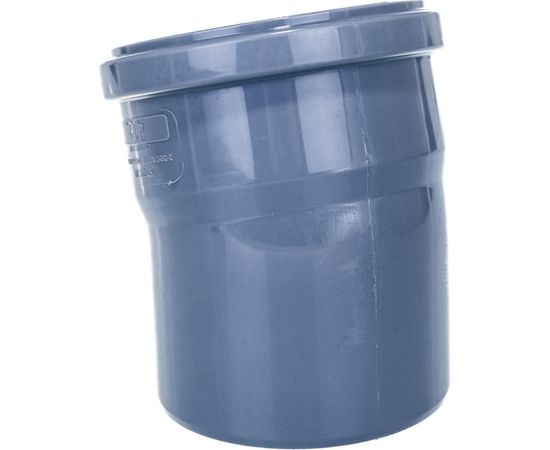 Канализационный отвод RTP 110 мм, 15 градусов, серый 16357 – изображение 2