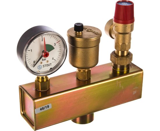 Группа безопасности котла до 50 кВт STOUT RG008Q0C1GS337 – изображение 2