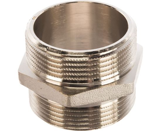 Никелированный ниппель STOUT HH 1 1/2 SFT-0004-112112 – изображение 3