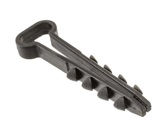 Дюбель-хомут для плоского кабеля Урал пак черный 5-10 100 шт АЭ-5050010-100-р – изображение 4