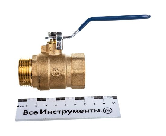 Шаровой кран RM -L Nickel 1 ВР-НР муфтовый, никелированный, ручка Ду25 Ру30 НК 11Б27п1 Ln-1FML – изображение 2