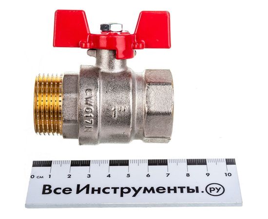 Шаровой кран ROMMER 1"", ВН/НР, RBV-0004-0210225, RG008UB5BI70F2 – изображение 2
