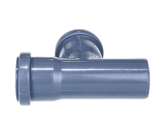 Канализационный тройник RTP D 50х50 мм, 87 град, серый 11430 – изображение 2