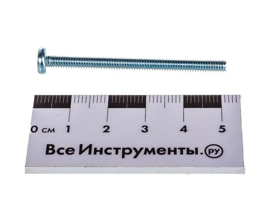 Винт с полуцилиндрической головкой Метизный двор 4x50 DIN 7985, 100 шт. 4607159067142 – изображение 2