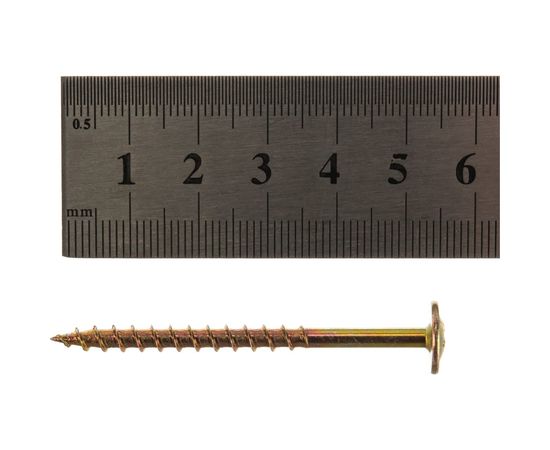 Отделочный саморез с прессшайбой BULLIT 4х55 50 шт. 14-0017140 – изображение 3