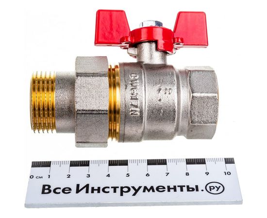 Шаровой кран с американкой ROMMER 1"", ВН/НР, RBV-0005-0510225, RG008UB5BKFAD4 – изображение 2