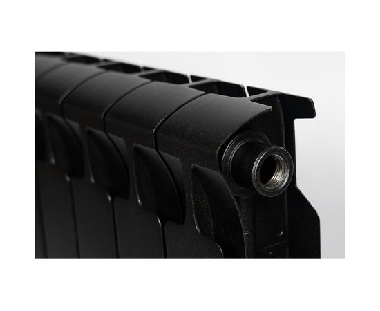 Биметаллический радиатор RIFAR 11 Monolit 500-4, Ду 3/4, антрацит RM50043/49005 – изображение 3