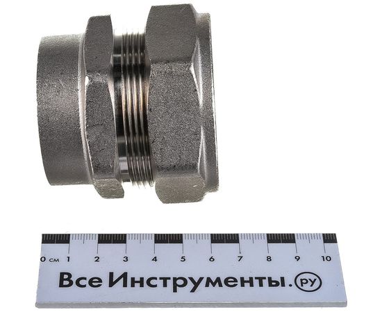 Муфта Lavita труба-вн. резьба усиленная V/S 40х1 1/2 F никель – изображение 3