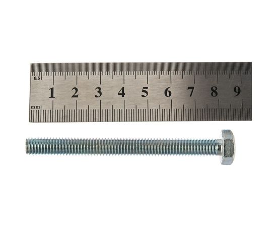 Болт с ШГ и полной резьбой ЕВРОПАРТНЕР DIN933 Zn 8х80 4шт. 2 0434 1 – изображение 3