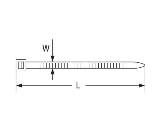 Нейлоновый хомут Navigator 2.5х120 белый NCT-025-120-100/WH 100шт 4670004710319 155868 – изображение 3