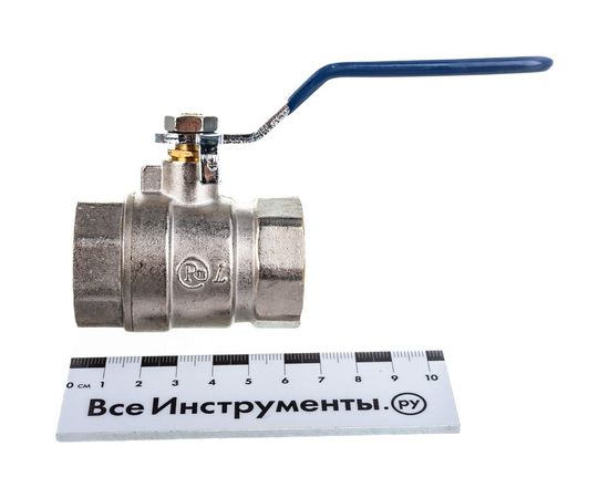 Шаровой кран RM -L Nickel 1 ВР-ВР муфтовый, никелированный, ручка Ду25 Ру30 НК 11Б27п1 Ln-1FFL – изображение 4