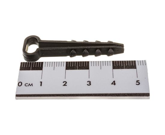 Дюбель-хомут для плоского кабеля Урал пак черный 5-10 100 шт АЭ-5050010-100-р – изображение 2