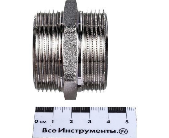 Никелированный ниппель STOUT HH 1 1/2 SFT-0004-112112 – изображение 5