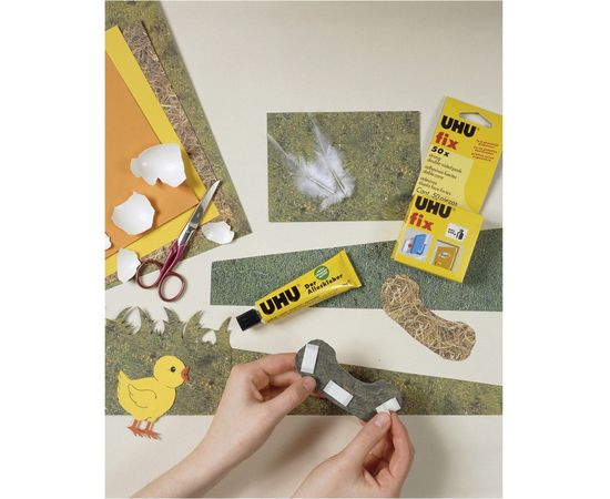Двусторонние клеевые подушечки FIX 50 шт. UHU 44385 – изображение 2