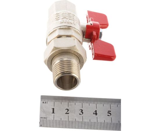 Шаровой полнопроходной кран с американкой STOUT ВР/НР 1/2" SVB-1007-000015 – изображение 2