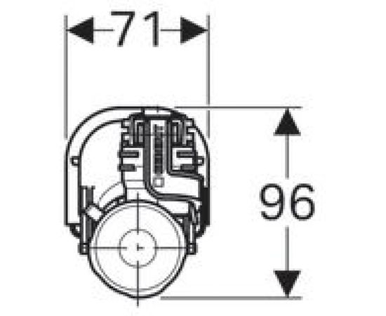 Впускной клапан GEBERIT 281.208.00.1 IMPULS 360 1/2 нижняя подводка 00000005271 – изображение 6