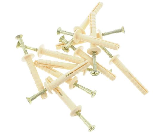 Дюбель-гвоздь Tech-Krep 6х40 потайная манжета, нейлон 12 шт - пакет 102935 