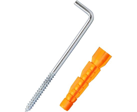 Шуруп с костылем Tech-Krep 8х85 с универсальным дюбелем 12,0х71 2 шт - пакет 114327 