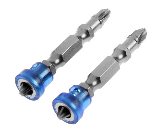 Биты двухсторонние с магнитом-ограничителем (2 шт; PH2; 50 мм; S2) TUNDRA 2393922 