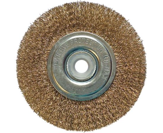 Щетка крацовка дисковая с комплектом переходников (200 мм; 22.2 мм) Biber 70999 тов-170435 