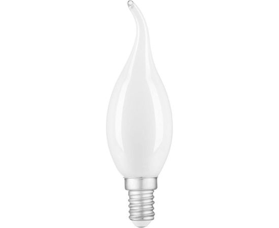 Лампа Gauss Filament, свеча на ветру, 9W, 590lm, 3000К, Е14, milky, диммируемая, LED, 1/10/50 104201109-D 
