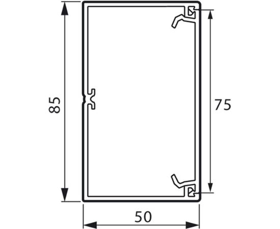 Кабель-канал Legrand 85х50 L2000 пластик METRA Leg 638080 400297 – изображение 2