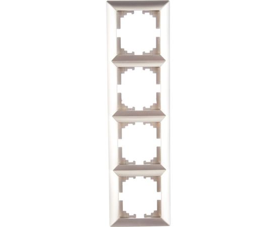 Рамка Intro 450403 на 4 поста, СУ, Solo, алюминий Б0043426 – изображение 2