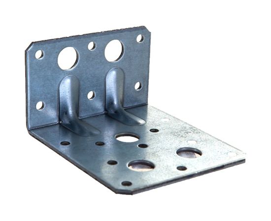 Перфорированный уголок GAH ALBERTS усиленный, оцинкованный, 90x50x80х2.5 мм 334659 – изображение 2